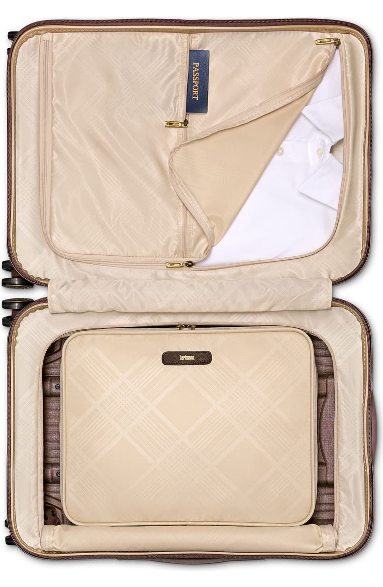 Hartmann Tweed CURV Hardside Extended Journey Spinner 29', Alternate, color, Tweed/Natural Leather
