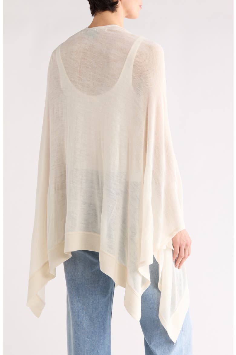 Lightweight Open Knit Topper, Alternate, color, IVORY