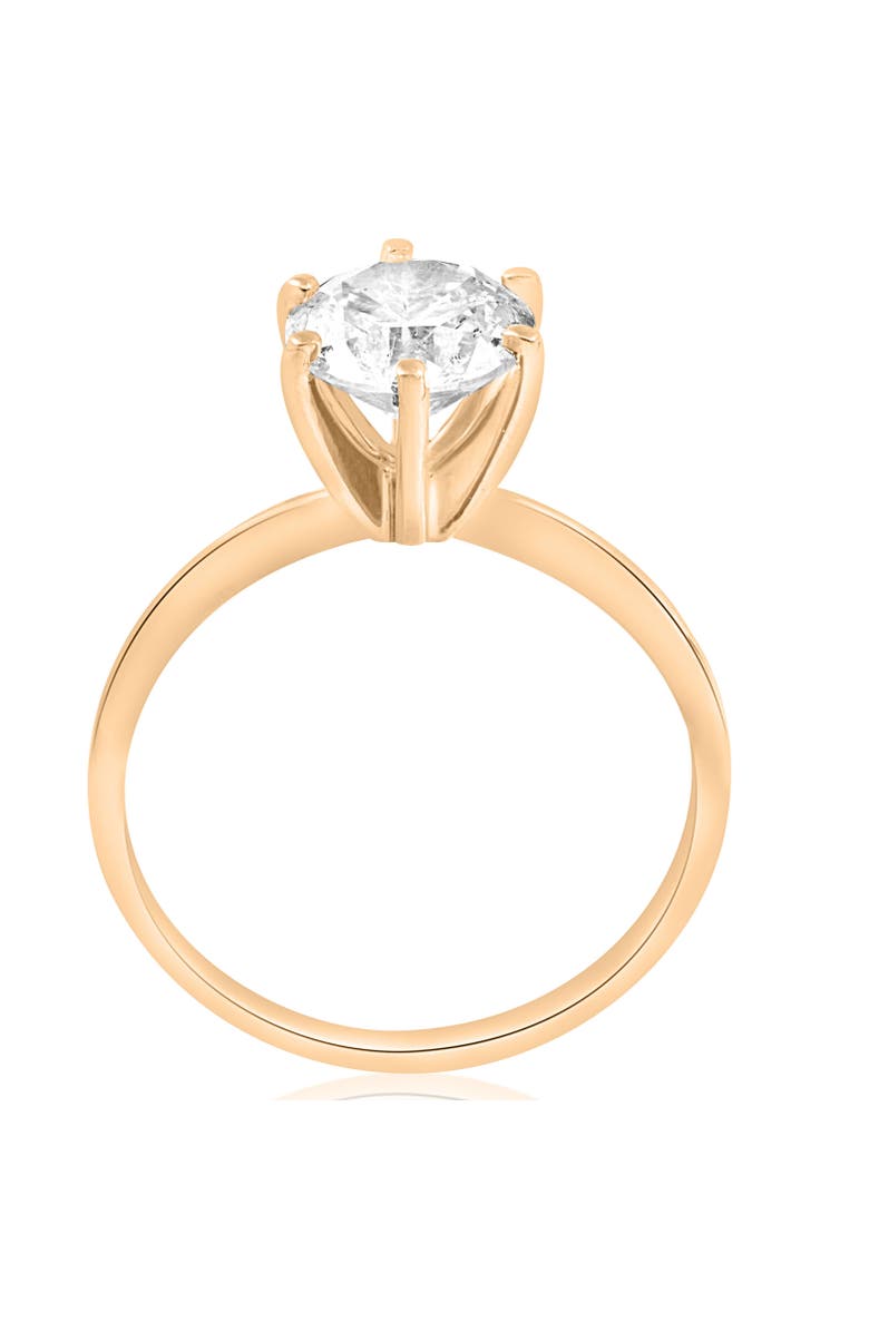 Bliss Diamond 14k Gold 1 1/2ct Round Solitaire Diamond Engagement Ring Lab Grown, Alternate, color,