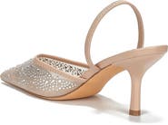 BERNESS Cara Rhinestone Mesh Pump