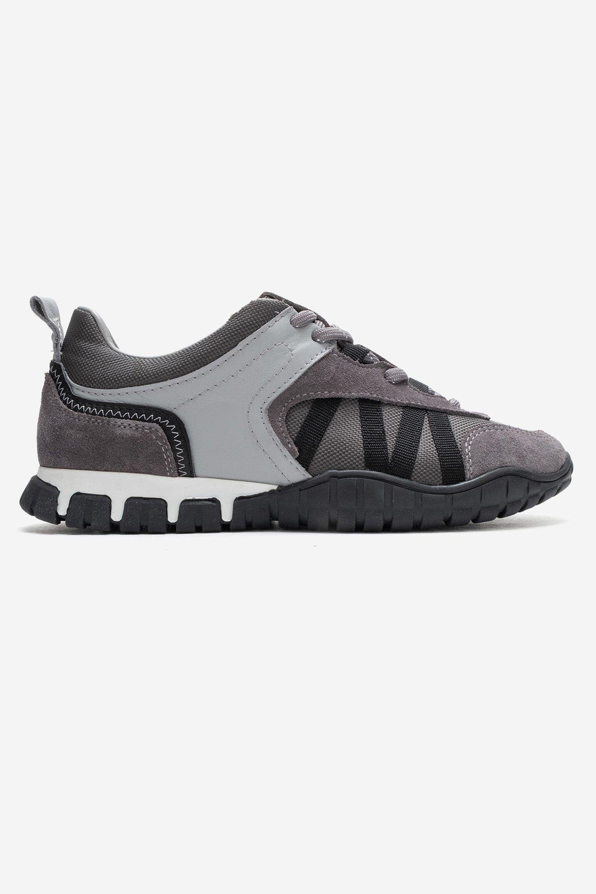 Fiera Leather Mesh Sneaker, Alternate, color, Grey