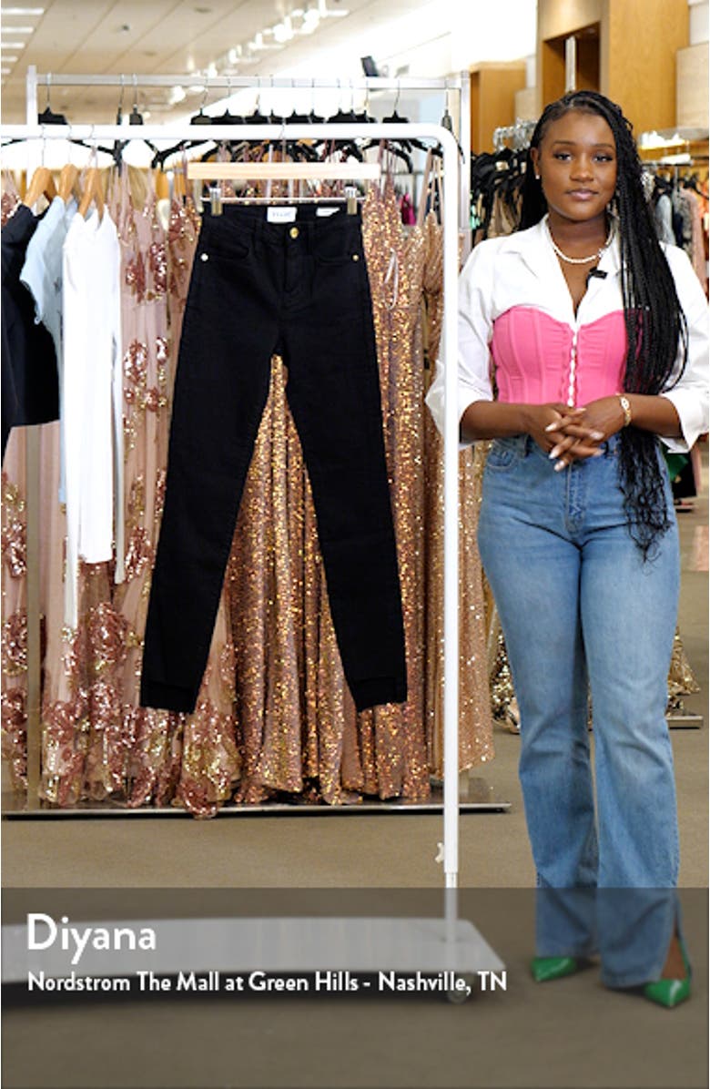 Le High Skinny Ripped Raw Hem Ankle Jeans, sales video thumbnail