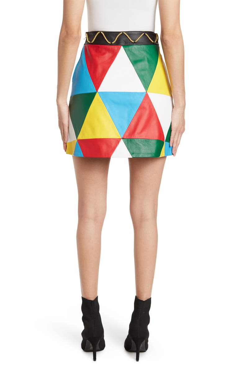 Moschino Multi Gold Rope Mini Skirt, Alternate, color, 