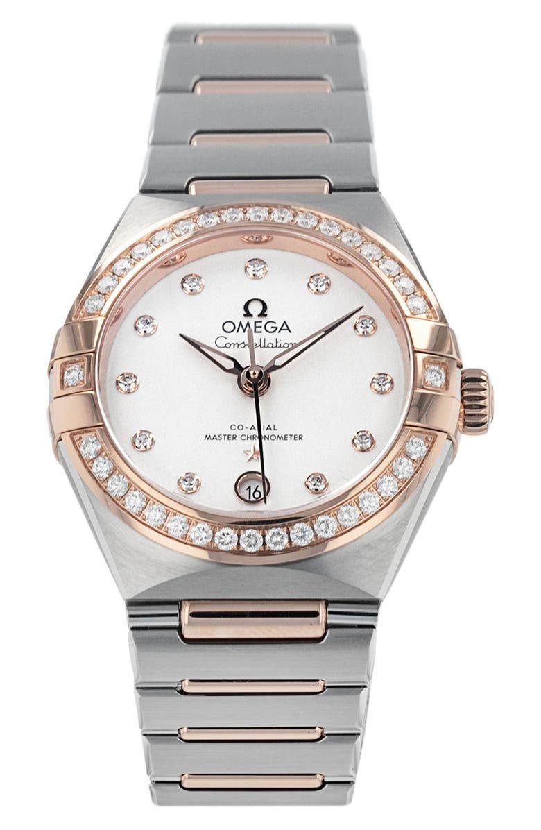 Watchfinder & Co. Omega Preowned 2023 Constellation 131.25.29.20.52.001 Bracelet Watch, 29mm, Main, color, Silver