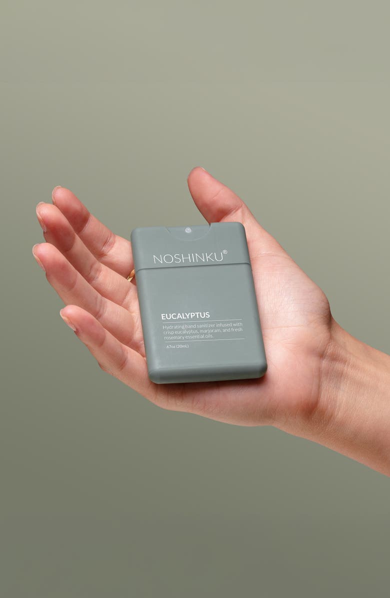 NOSHINKU Eucalyptus Sanitizing Hand Wipes & Spray Set, Alternate, color, Eucalyptus