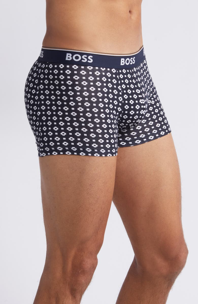 BOSS Assorted 3-Pack Power Stretch Cotton Trunks, Alternate, color, 