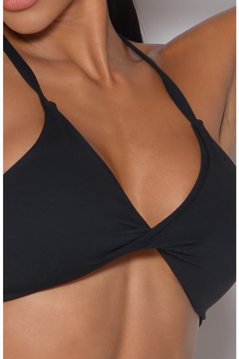 Twist Mini Bra, Alternate, color, Black