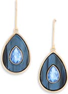 NORDSTROM RACK Resin Stone Teardrop Drop Earrings