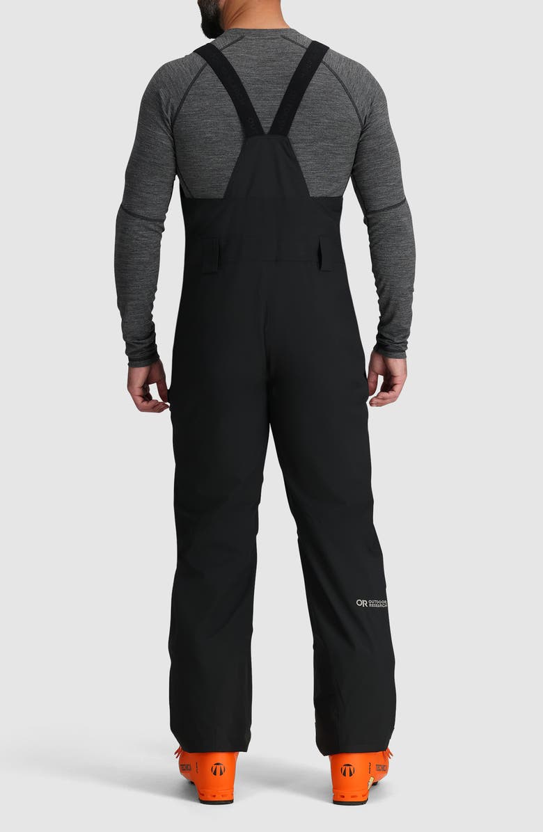 Outdoor Research Snowcrew Waterproof Insulated Bibs, Alternate, color, Black