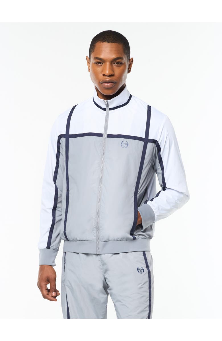 Sergio Tacchini Campo Court Track Jacket, Main, color, Quiet Grey