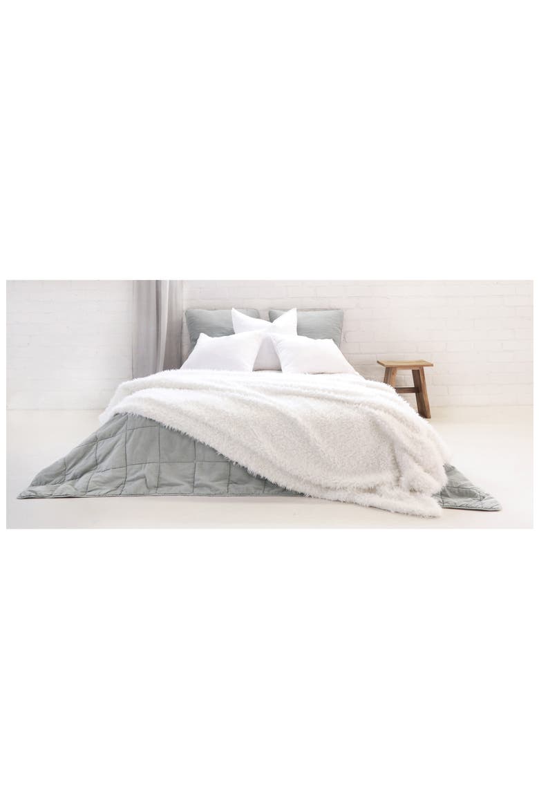 Tula Oversize Throw Blanket, Alternate, color, WHITE