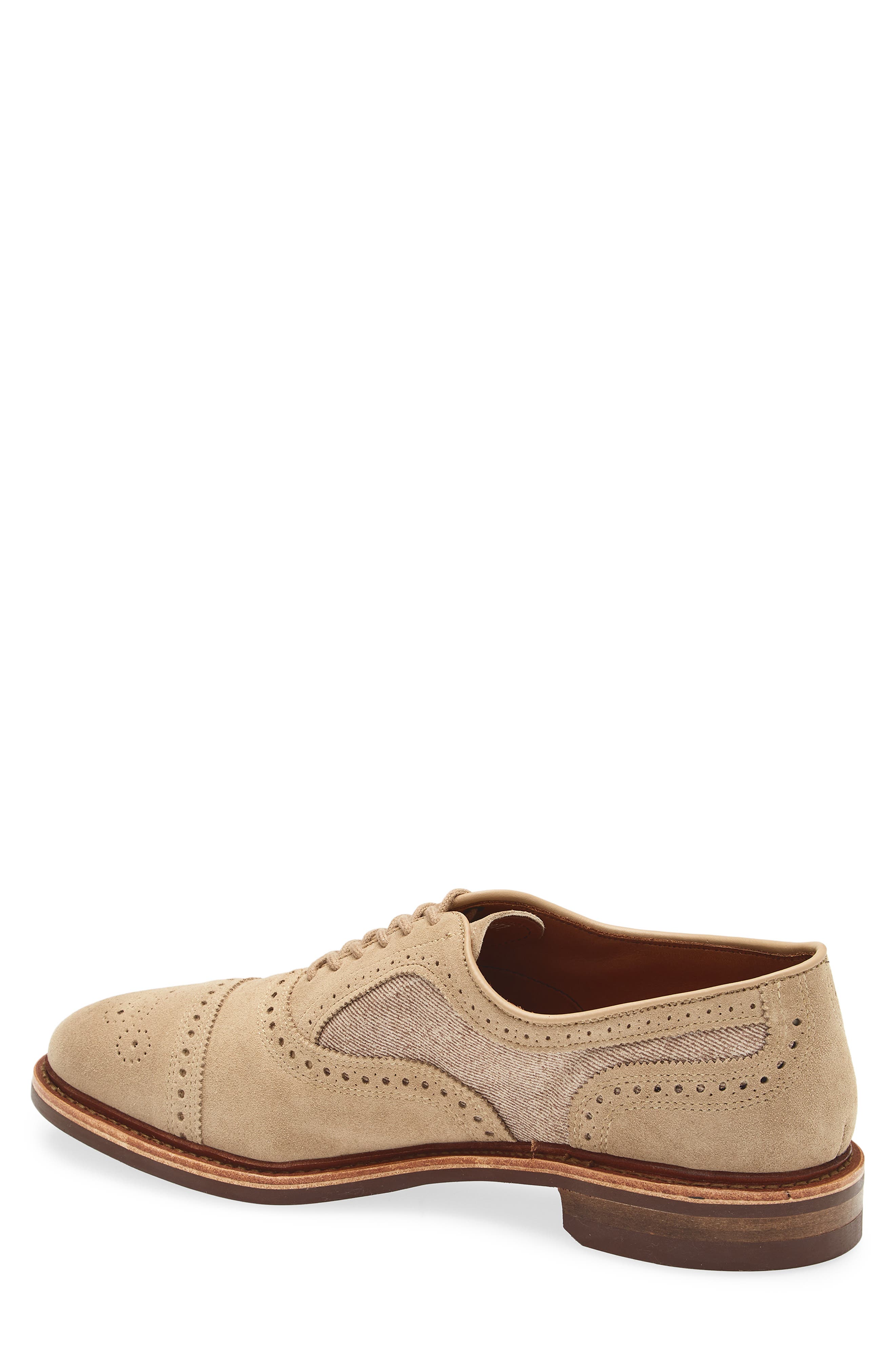 Allen Edmonds Strandmok Cap Toe Oxford, Alternate, color, Bone
