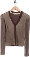 Scotch & Soda Ribbed V Neck Cardigan