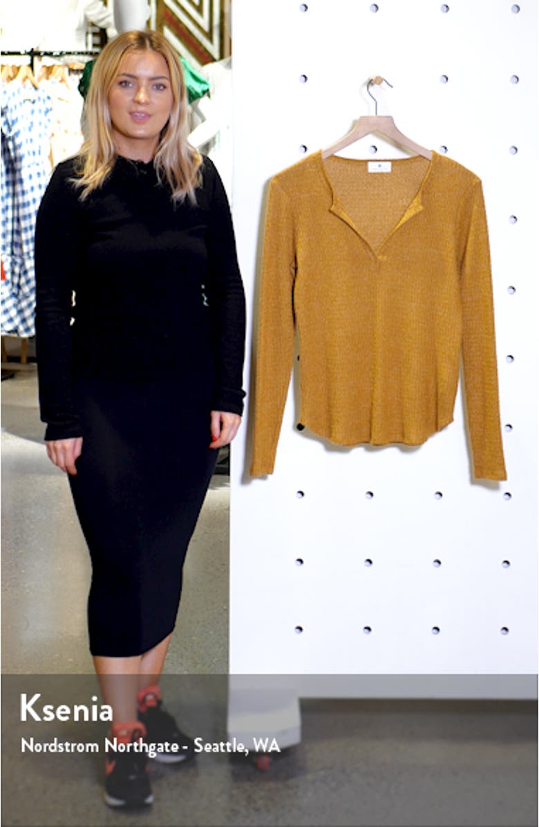 Long Sleeve Thermal Henley Top, sales video thumbnail