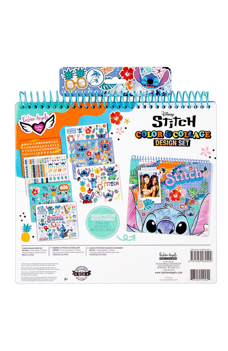 Fashion Angels Disney Stitch Color & Collage Set, Alternate, color, Multicolored