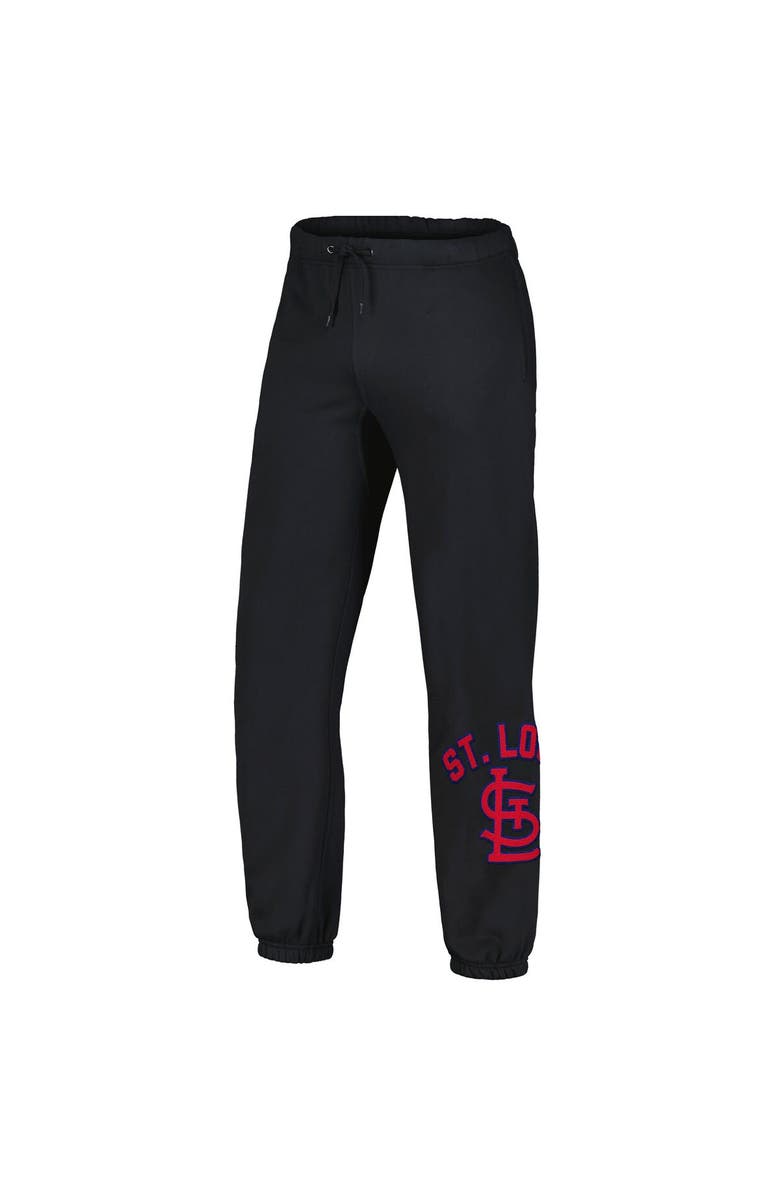 PLEASURES Men's PLEASURES Black St. Louis Cardinals Opening Day Sweatpants, Alternate, color, Black