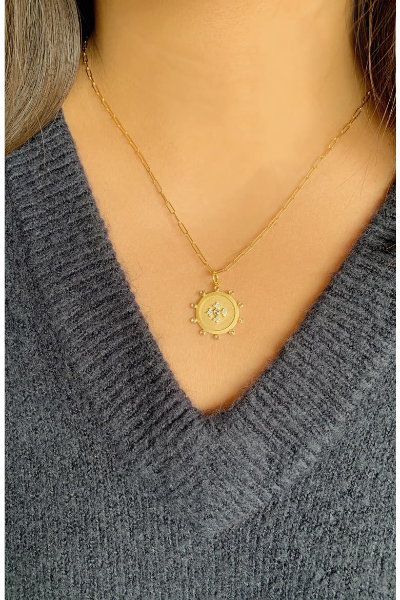 Arya Diamond Pendant, Alternate, color, YELLOW