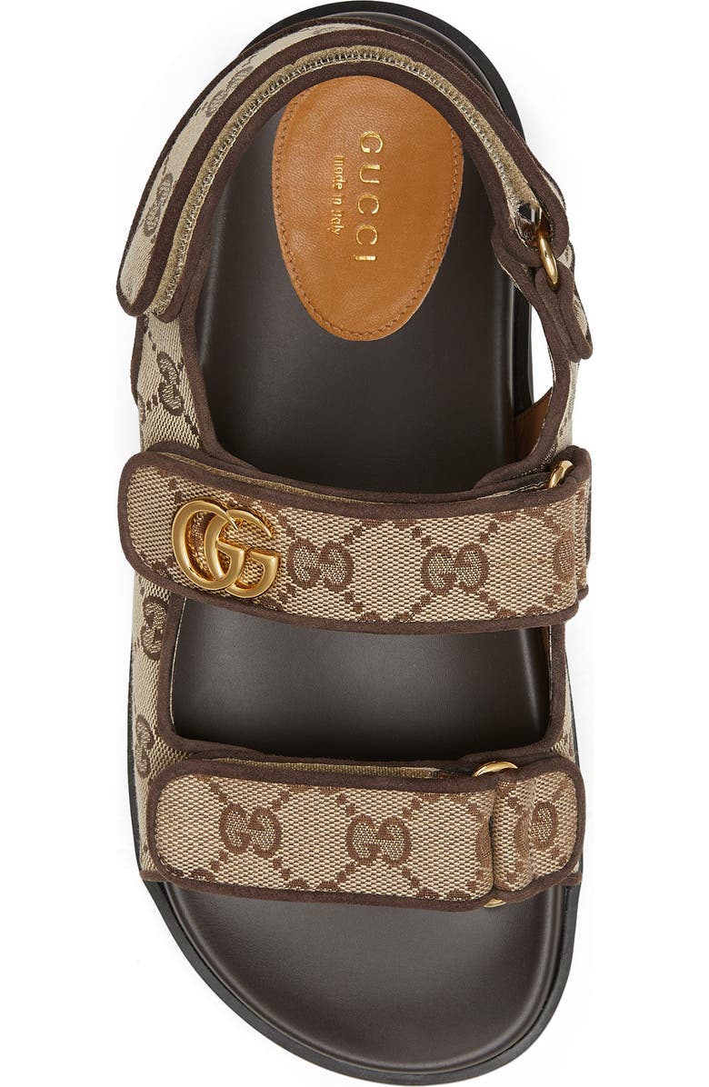 Gucci Moritz GG Supreme Canvas Sandal, Alternate, color,