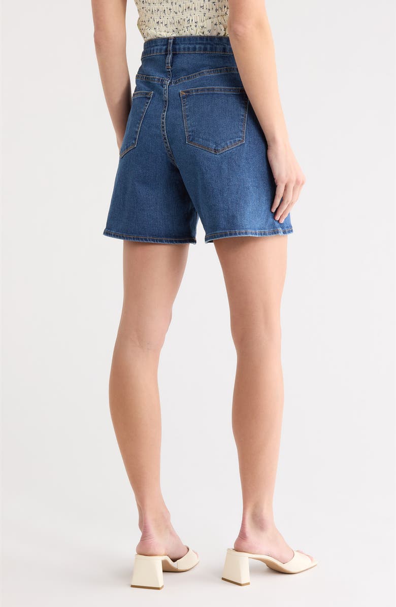 Vigoss Clean Hem Shorts, Alternate, color, Indigo