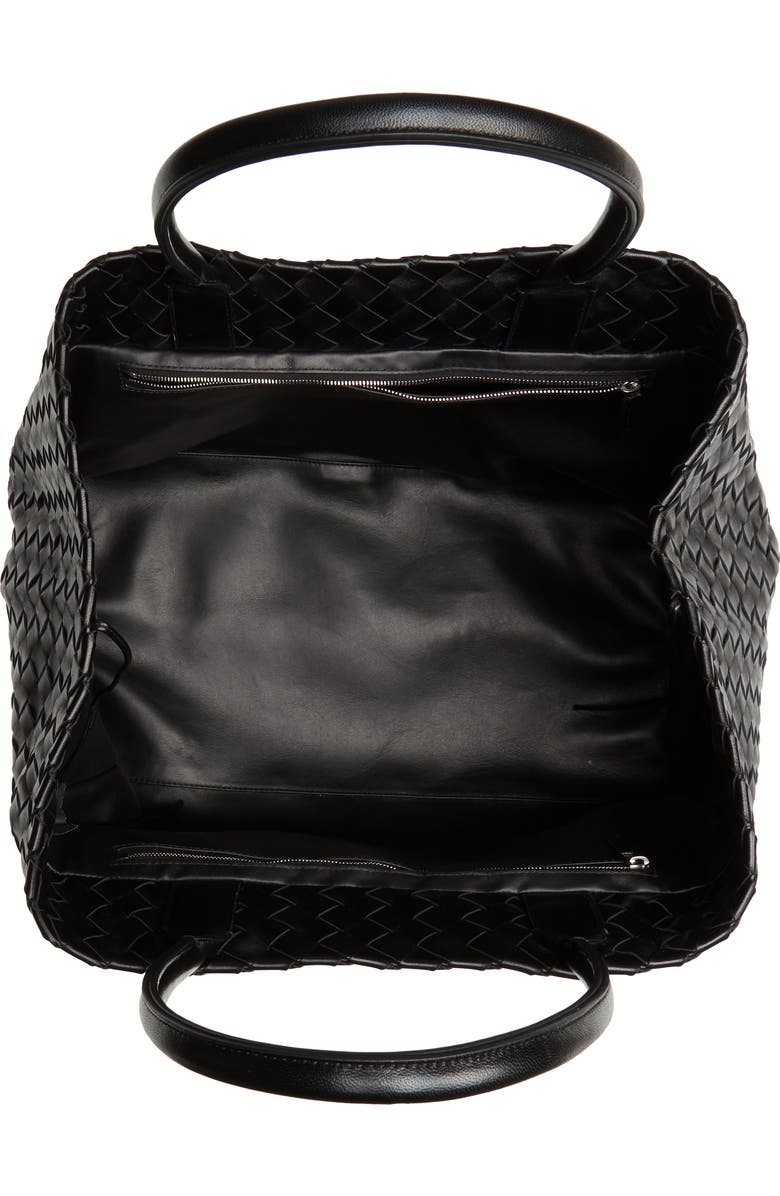 Bottega Veneta Intrecciato Leather Shoulder Tote, Alternate, color,