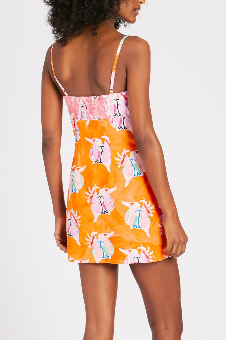 Minnie Dress, Alternate, color, Cockatoos