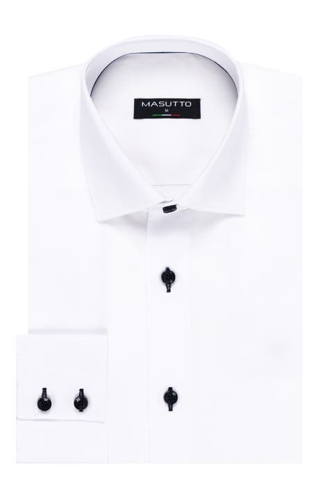 Rosario Solid Cotton Button-Up Shirt