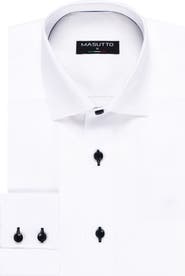 MASUTTO Rosario Solid Cotton Button-Up Shirt