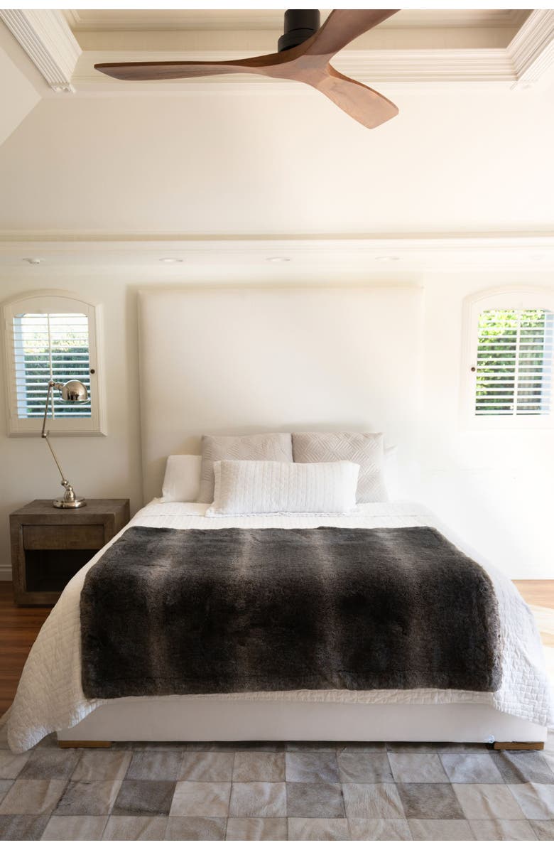 Sea To Me Blankets Alpine Faux Fur Throw Blanket, Alternate, color, Grey Multi