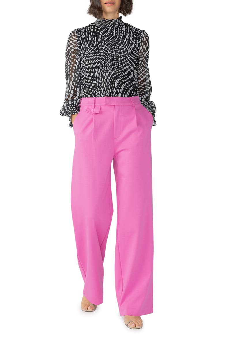 Metropolis Trousers, Alternate, color, WILD PINK