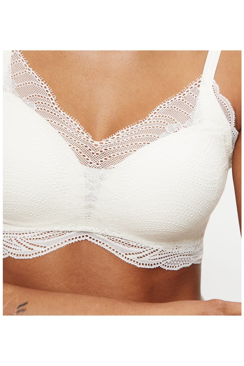 Lift Smart Wireless Bra, Alternate, color, Ecru White