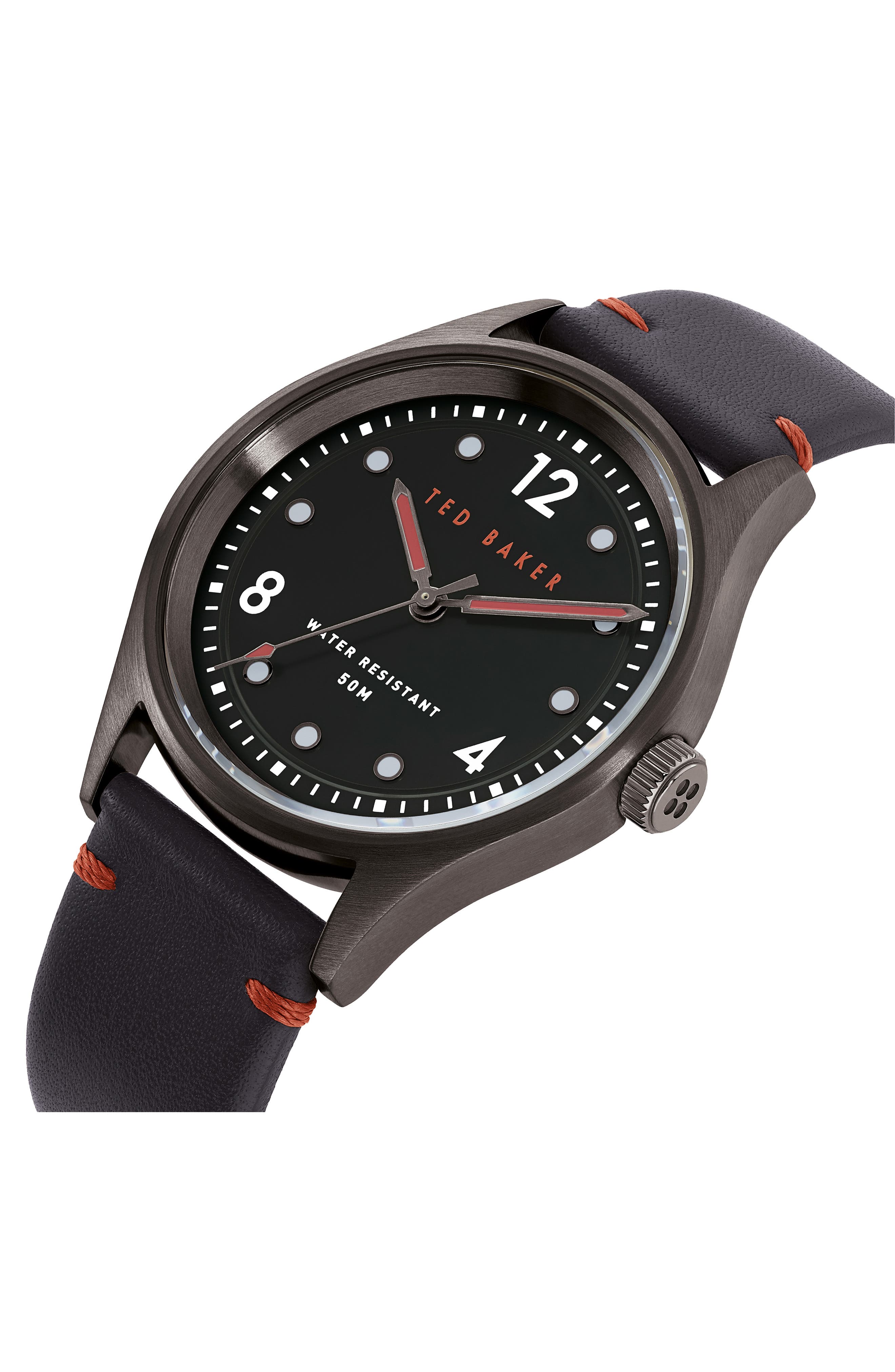 Ted Baker London Beleeni Leather Strap Watch, 40mm | Nordstromrack