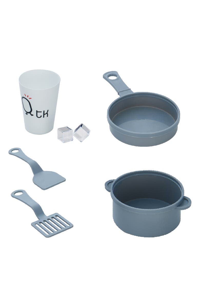 Teamson Kids Little Chef Upper East Retro Kitchen Playset, Alternate, color, White / Gold