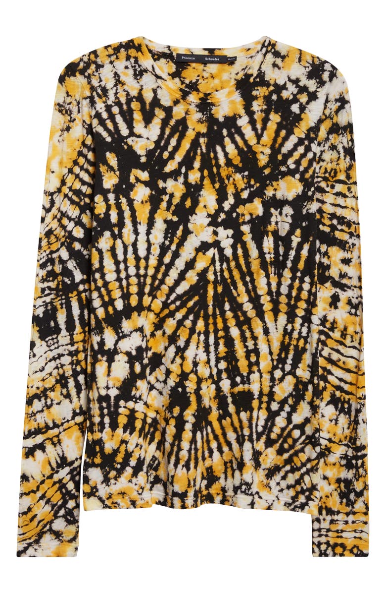 Proenza Schouler Mia Tie Dye Tissue T-Shirt, Main, color, Sun Multi