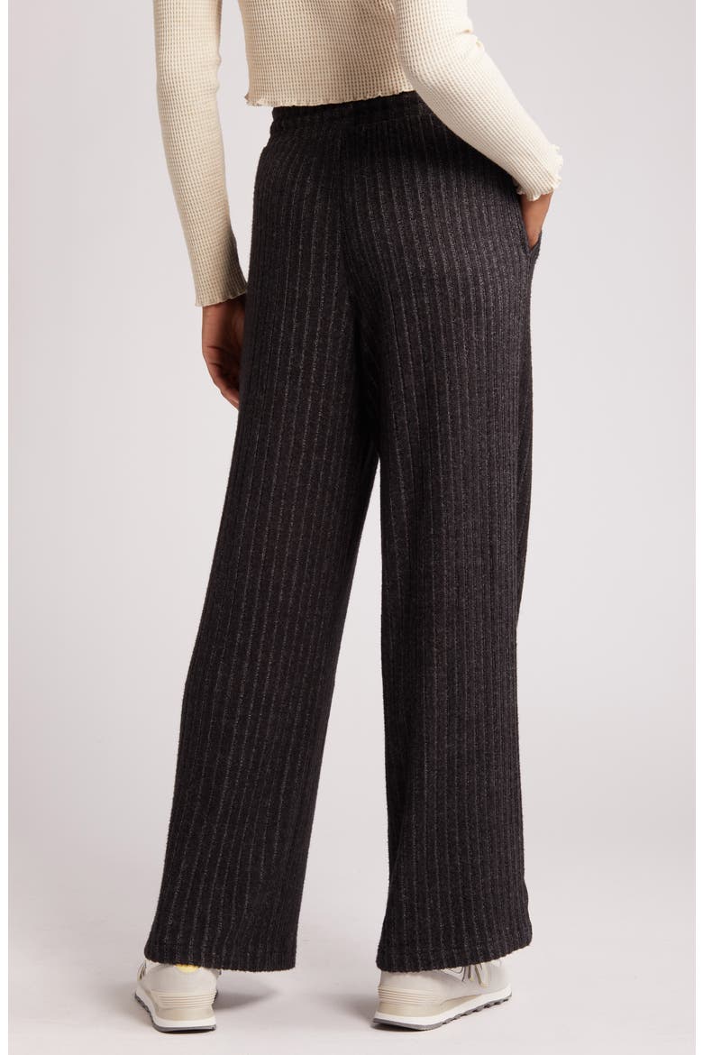 Cosy II Straight Leg Pants, Alternate, color, BLACK