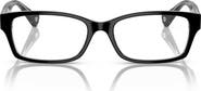 COACH 52mm Rectangular Optical Glasses