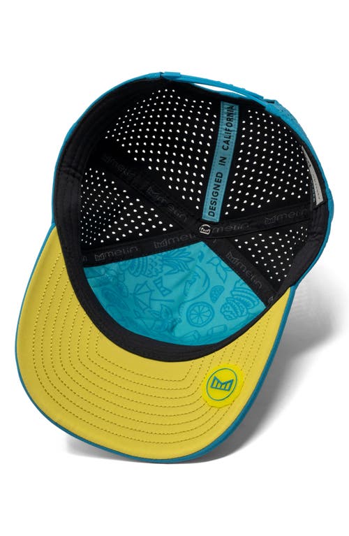 Melin Odysea Rope Bulls Icon Hydro Performance Snapback Hat In Blue