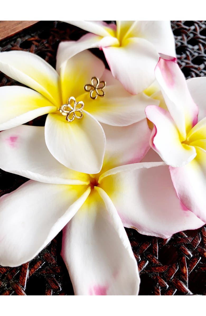 Kiara by Ki-Ele Melia Flower Stud Earrings, Alternate, color, 