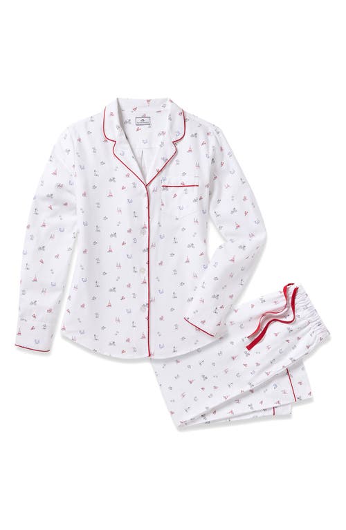 PETITE PLUME PETITE PLUME COASTAL CHARMS COTTON PAJAMAS 