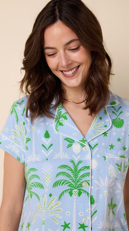The Cat's Pajamas Pima Knit Capri Set