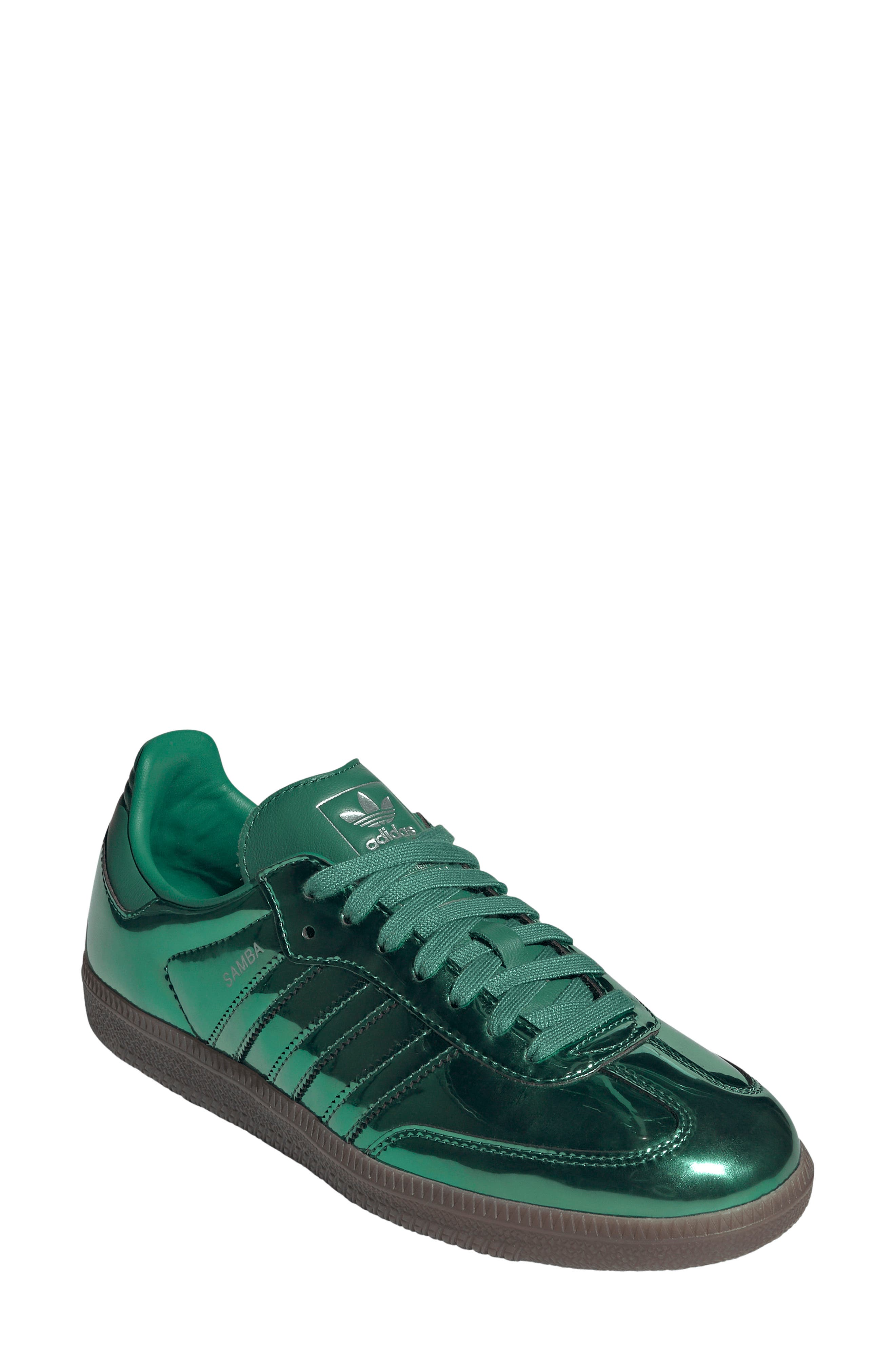 Samba OG Sneaker, Main, color, BLANCH GREEN/GUM5