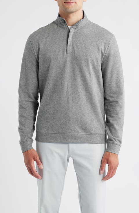 Rubin Herringbone Quarter Zip