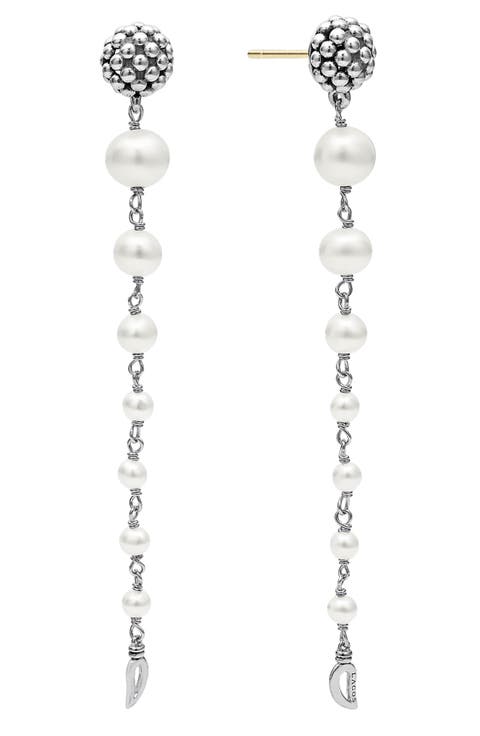 Luna Pearl Drop Earrings