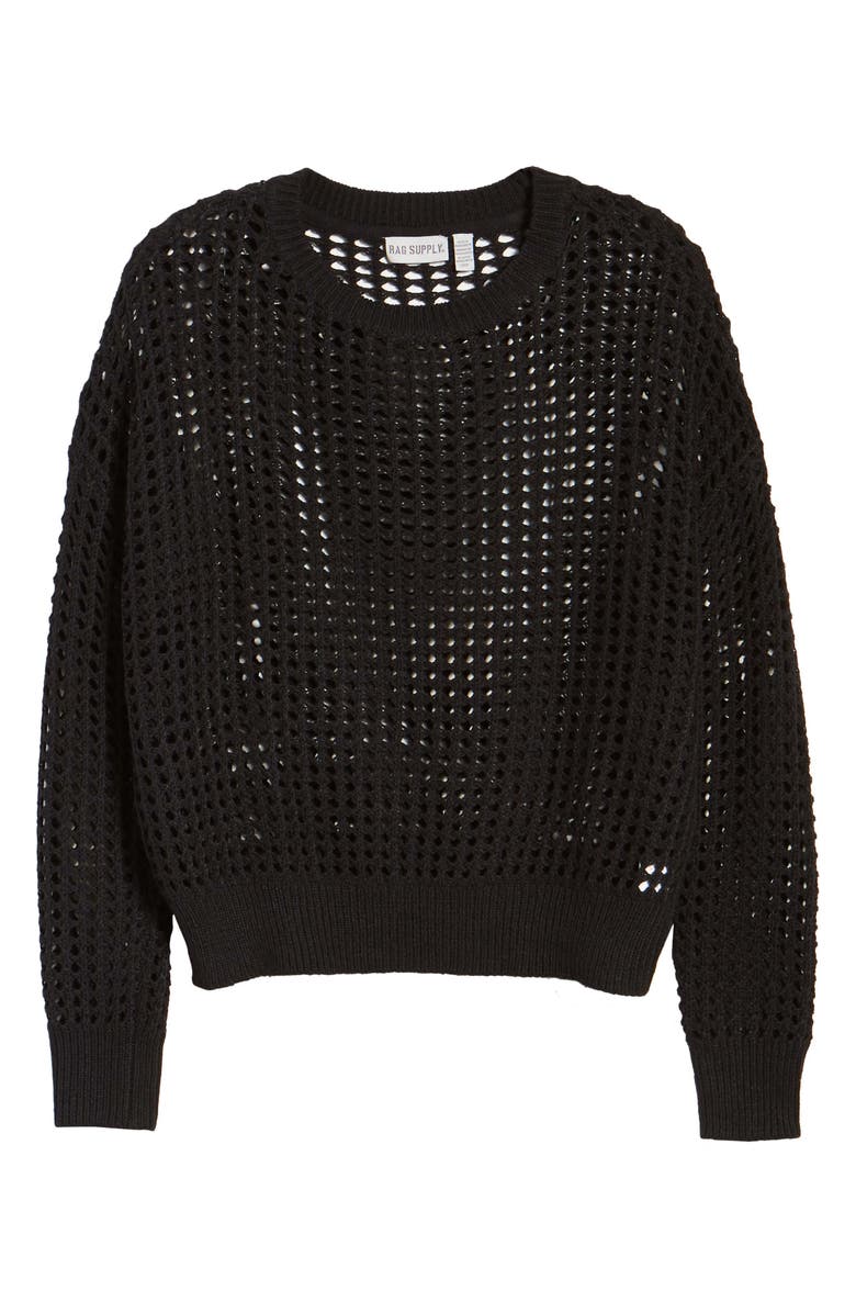 RD Style Crochet Pullover, Alternate, color, 