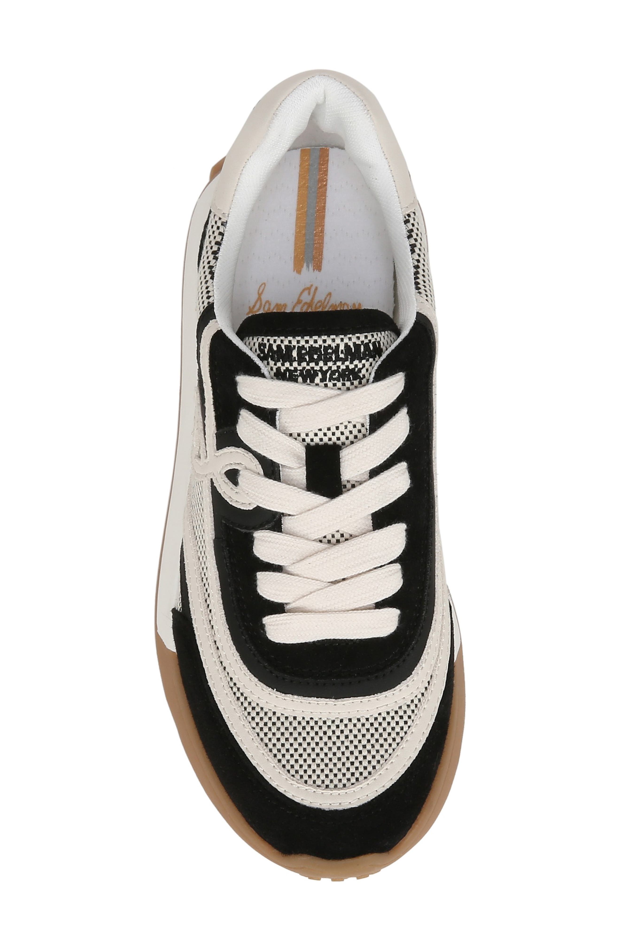 Sam Edelman Luna Sneaker, Alternate, color, Black/Custard