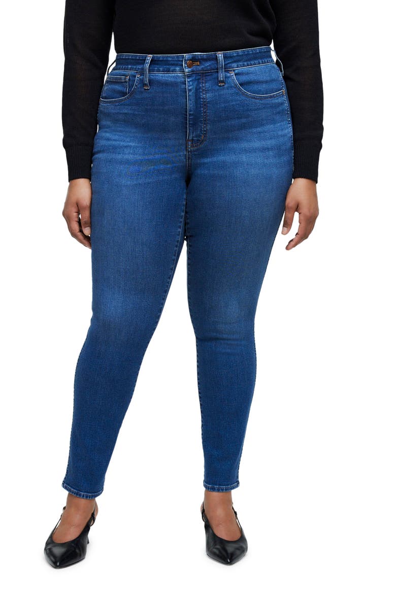 Curvy Roadtripper Authentic Skinny Jeans, Main, color, FAULKNER WASH