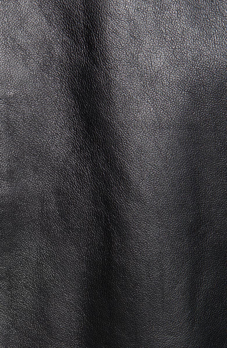 Bagatelle Lambskin Leather Bomber Jacket, Alternate, color,