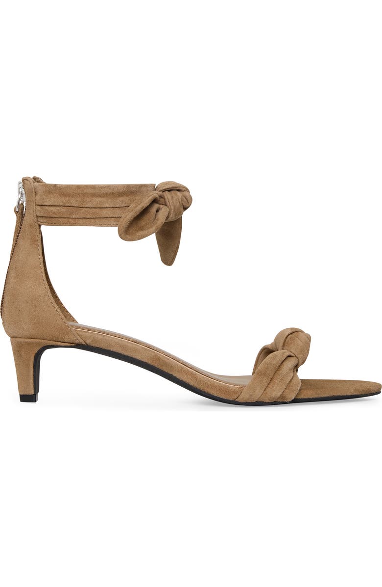 Rebecca Minkoff Bow Ankle Strap Sandal, Alternate, color, Praline