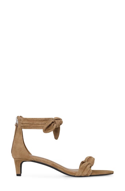 Rebecca Minkoff Bow Ankle Strap Sandal In Brown