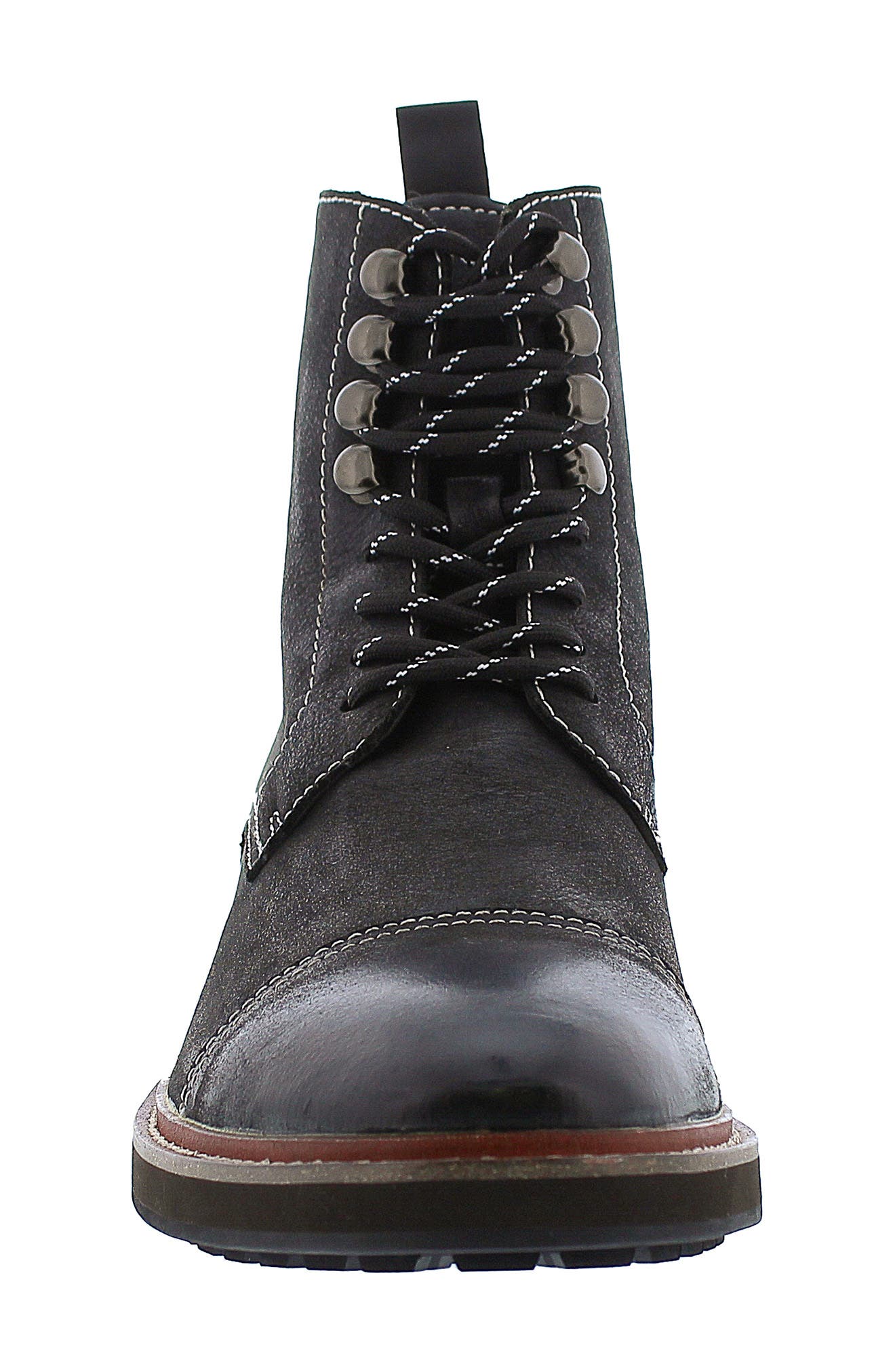 English Laundry Wolcott Cap Toe Mixed Media Boot, Alternate, color, 