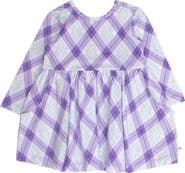 RuffleButts Knit Long Sleeve Twirl Dress